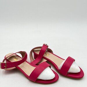 FSJ Women Casual Open Toe Block Low Heel Ankle Strap Sandals Comfort Summer Shoe